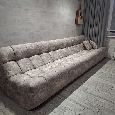 Бескаркасные диваны от Гливер в интерьерах клиентов: отзывы с фото и рейтингом 5/5